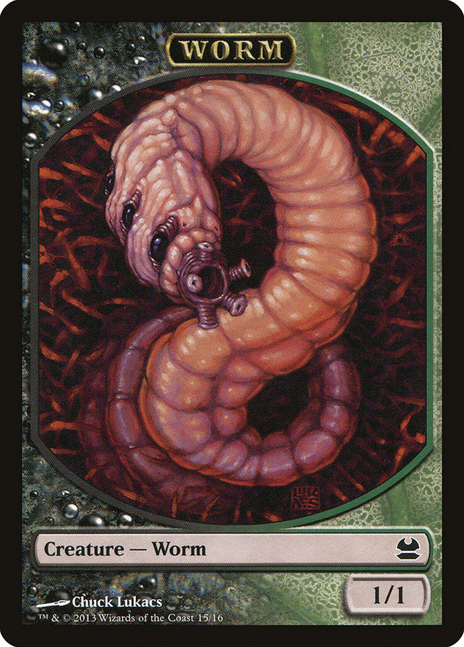 Worm Token [Modern Masters Tokens] | North Valley Games