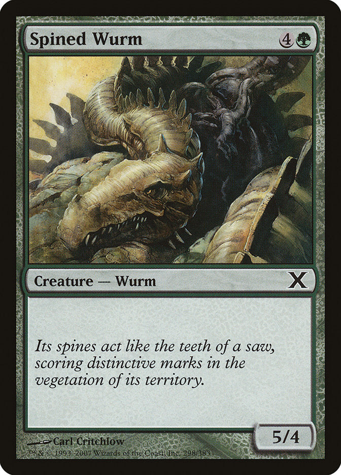 Spined Wurm [Tenth Edition] | North Valley Games