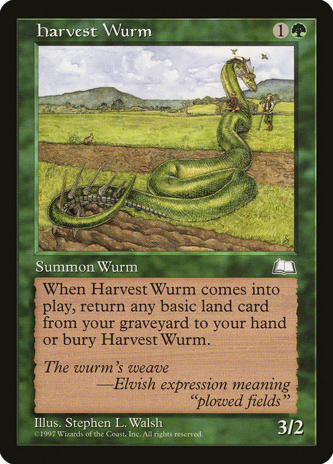 Harvest Wurm [Weatherlight] | North Valley Games