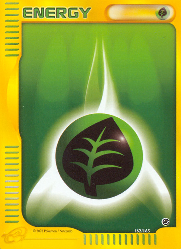 Grass Energy (162/165) [Expedition: Base Set] | North Valley Games