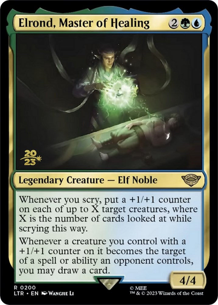 Elrond, Master of Healing [The Lord of the Rings: Tales of Middle-Earth Prerelease Promos] | North Valley Games