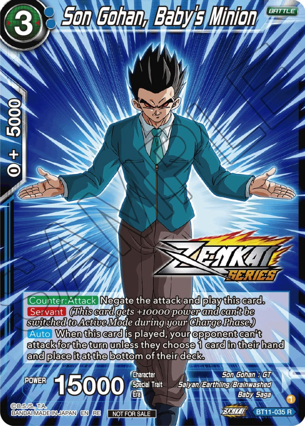 Son Gohan, Baby's Minion (Event Pack 12) (BT11-035) [Tournament Promotion Cards] | North Valley Games