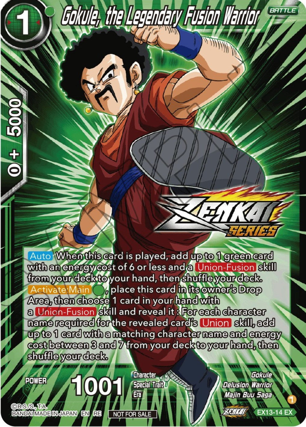 Gokule, the Legendary Fusion Warrior (Event Pack 12) (EX13-14) [Tournament Promotion Cards] | North Valley Games