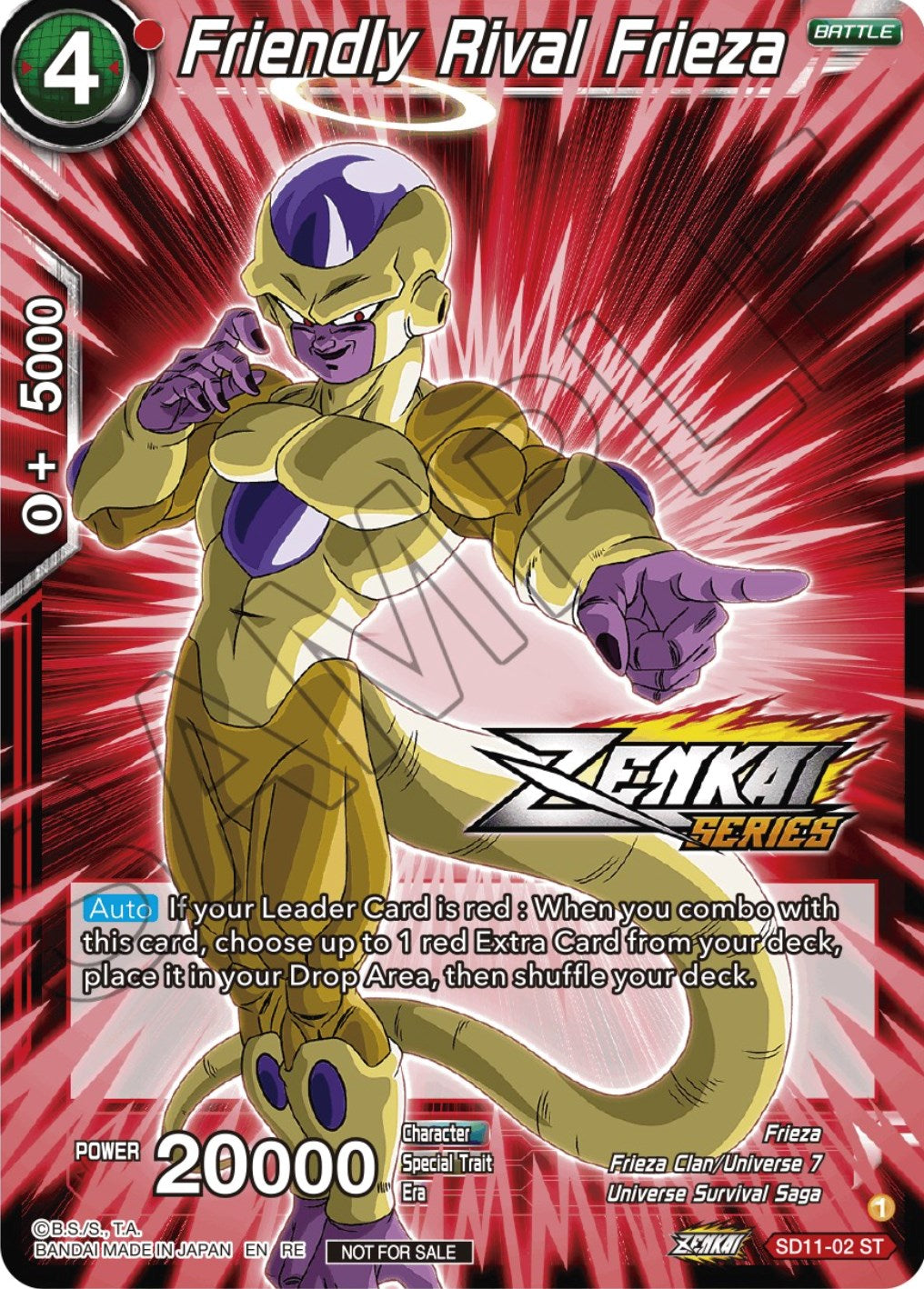 Friendly Rival Frieza (Event Pack 12) (SD11-02) [Tournament Promotion Cards] | North Valley Games