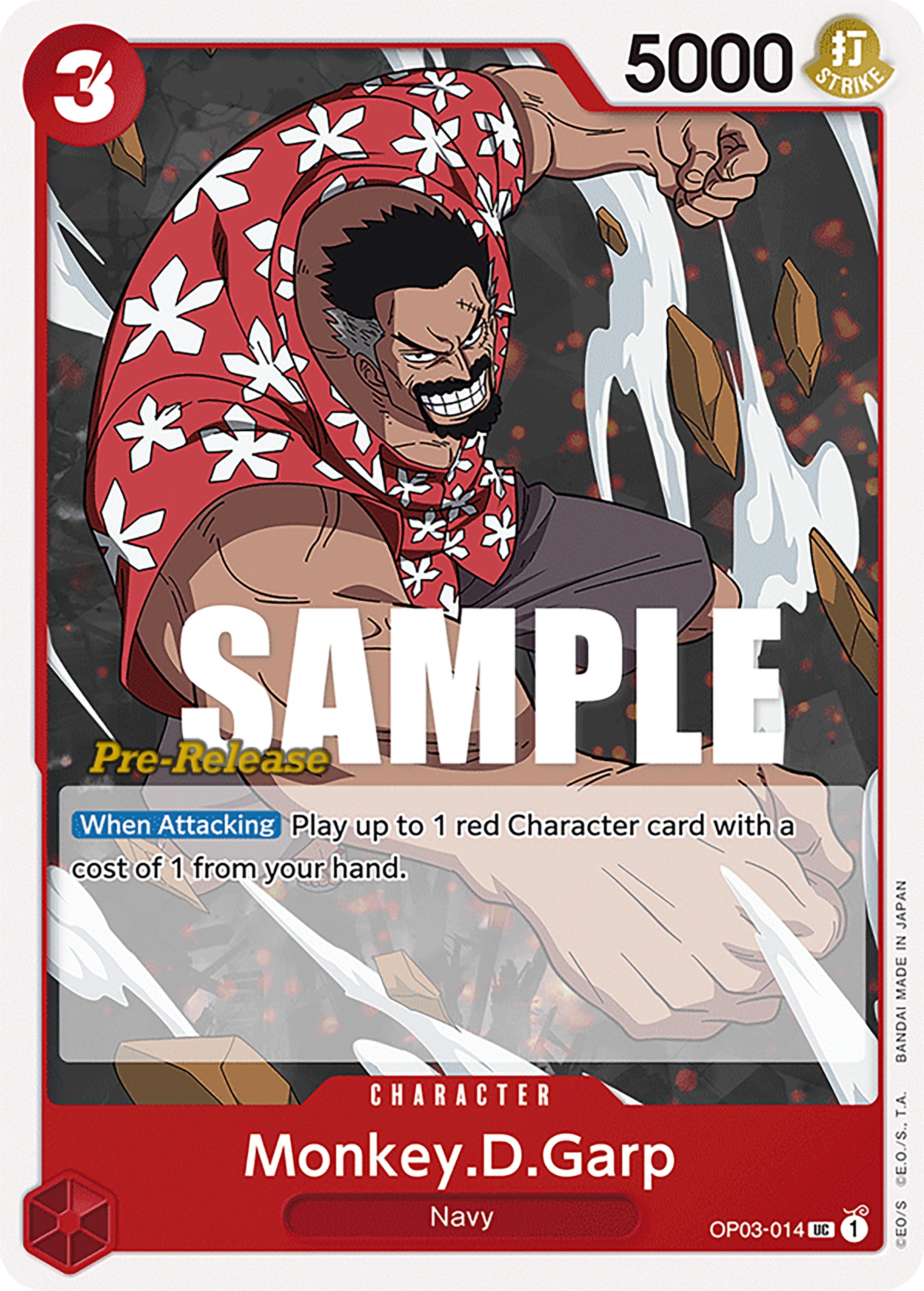 Monkey.D.Garp [Pillars of Strength Pre-Release Cards] | North Valley Games