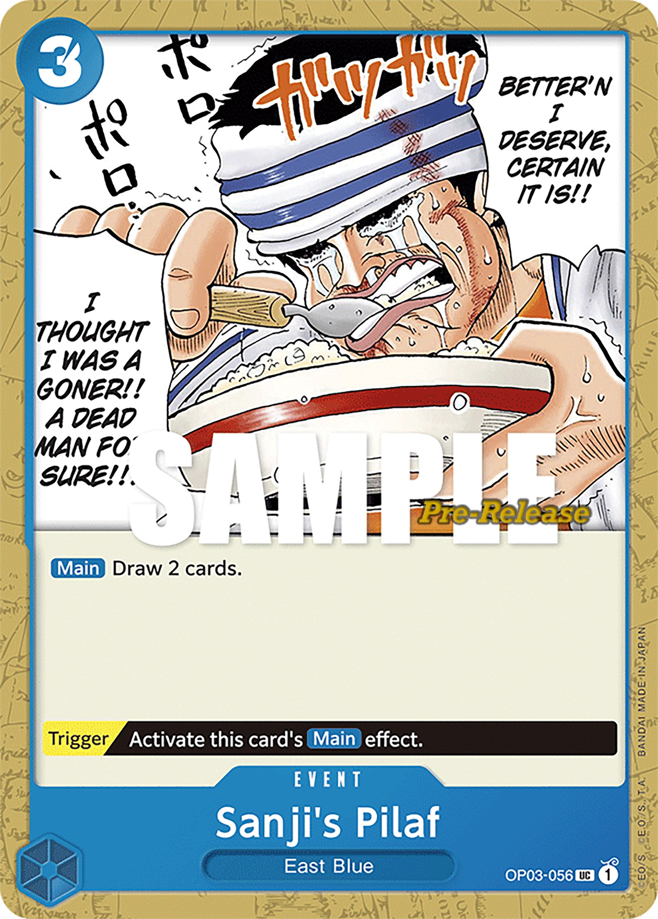 Sanji's Pilaf [Pillars of Strength Pre-Release Cards] | North Valley Games