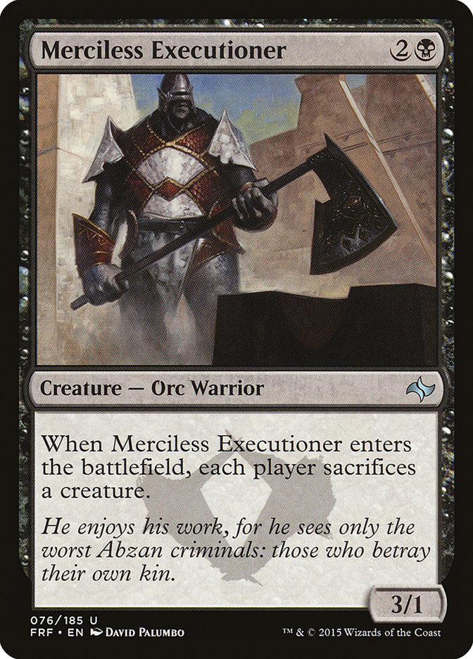 Merciless Executioner [Fate Reforged] | North Valley Games