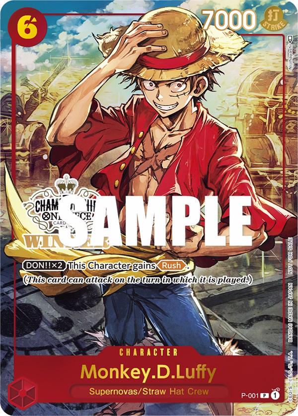 Monkey.D.Luffy (Store Championship Trophy Card) [One Piece Promotion Cards] | North Valley Games