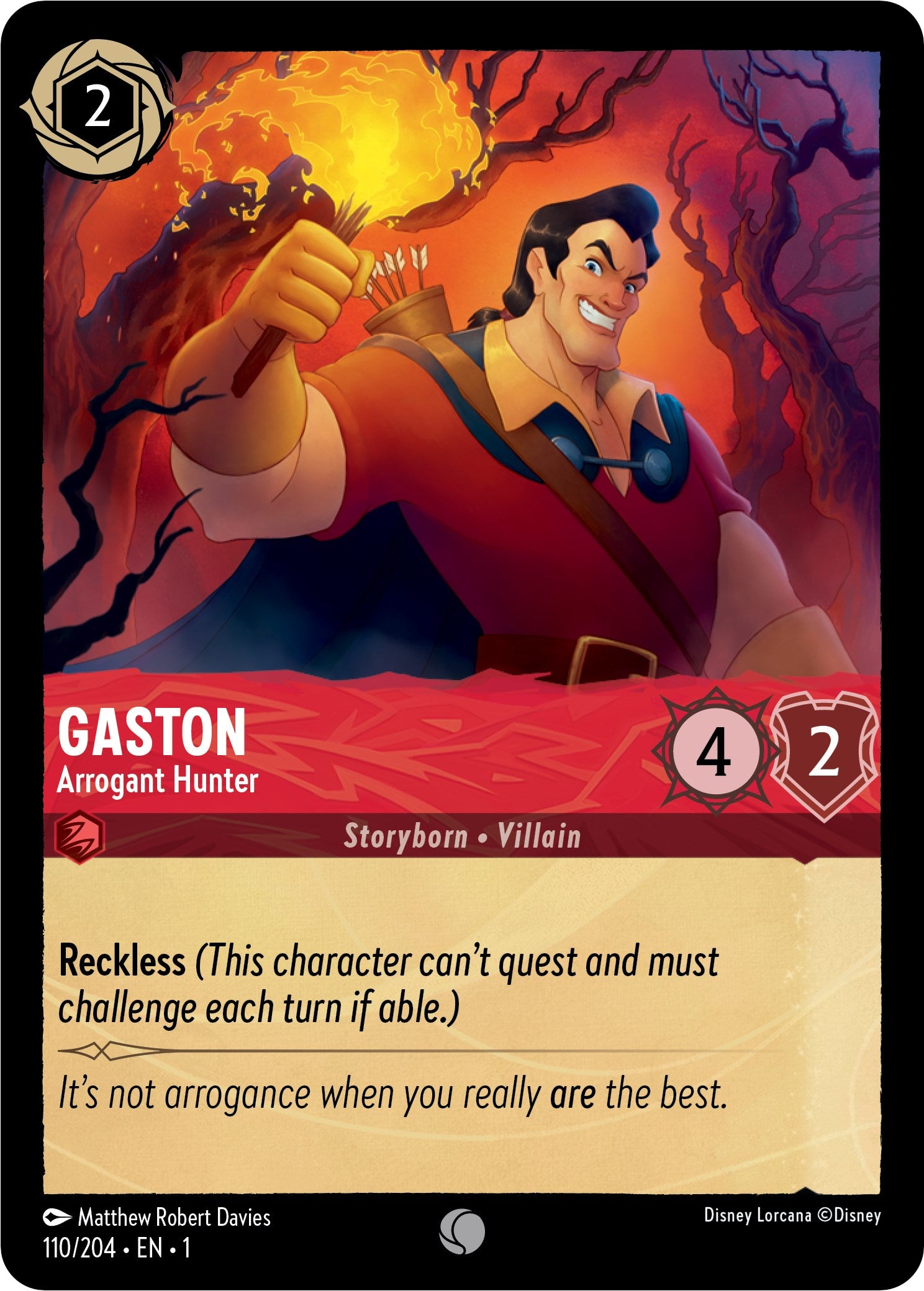 Gaston (110/204) [The First Chapter] | North Valley Games