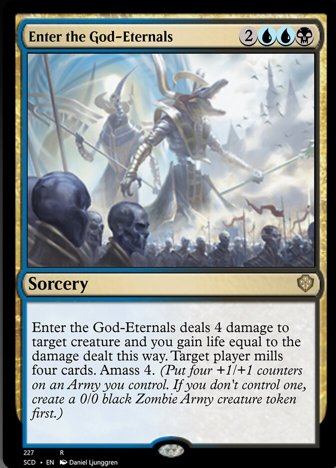 Enter the God-Eternals [Starter Commander Decks] | North Valley Games