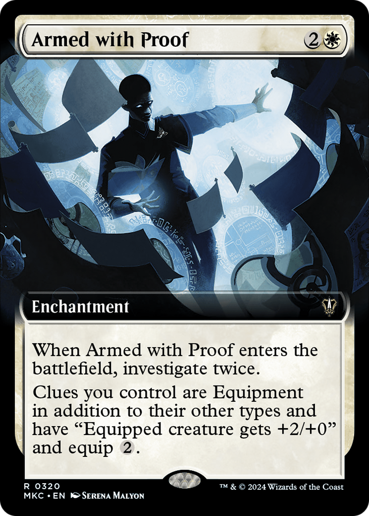 Armed with Proof (Extended Art) [Murders at Karlov Manor Commander] | North Valley Games