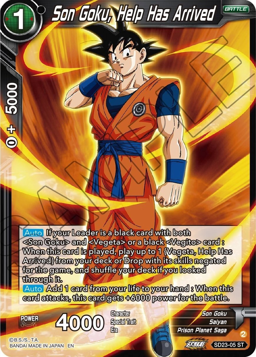 Son Goku, Help Has Arrived (SD23-05) [Critical Blow] | North Valley Games