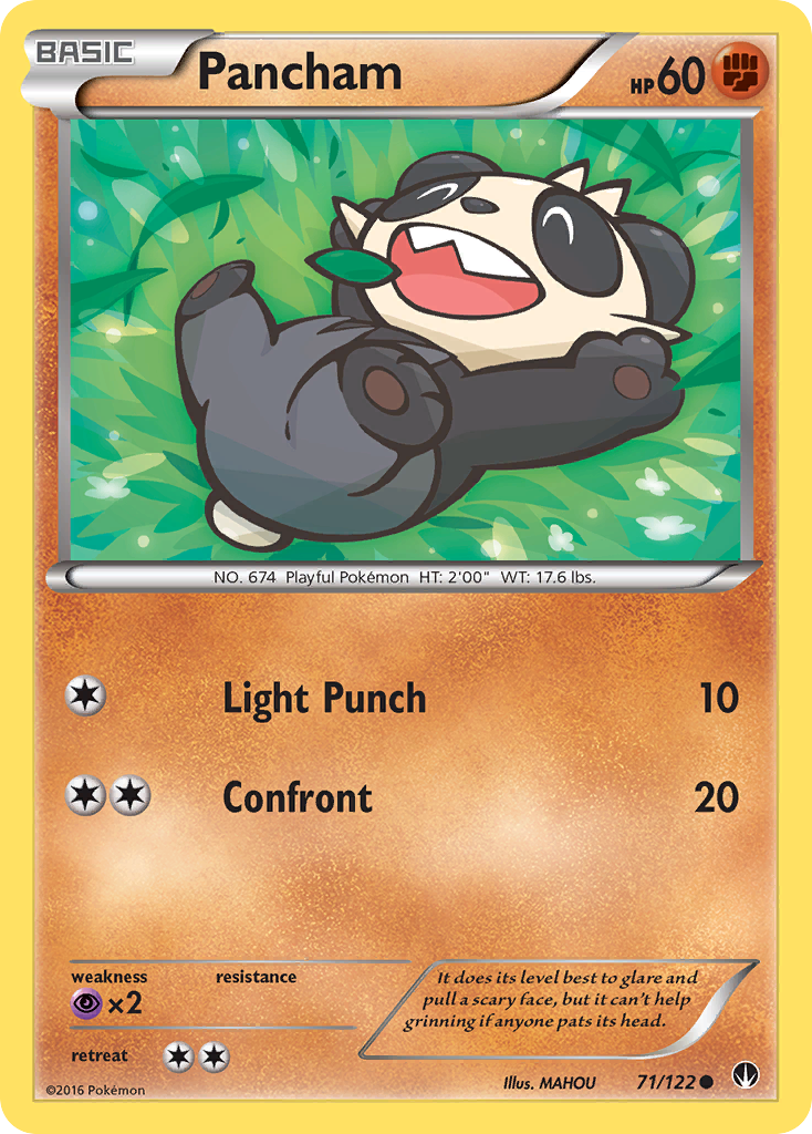 Pancham (71/122) [XY: BREAKpoint] | North Valley Games
