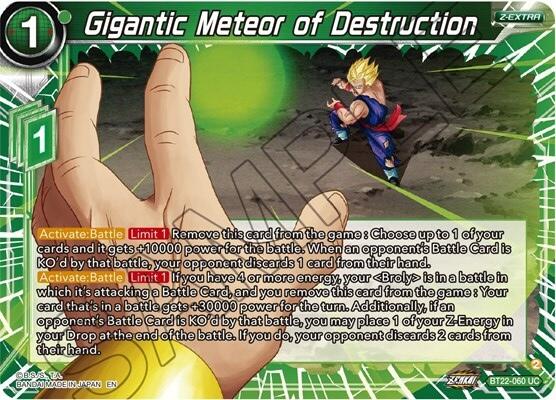 Gigantic Meteor of Destruction (BT22-060) [Critical Blow] | North Valley Games