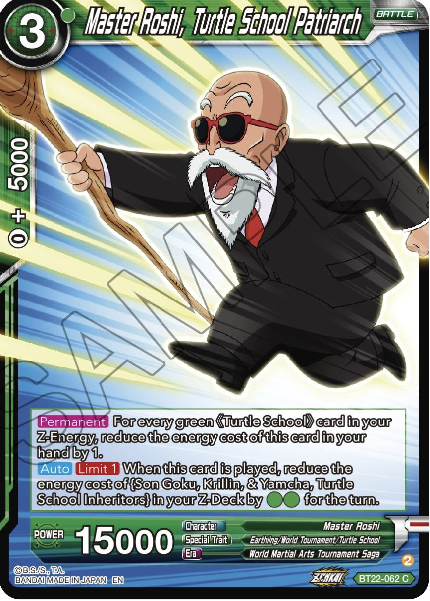 Master Roshi, Turtle school Patriarch (BT22-062) [Critical Blow] | North Valley Games