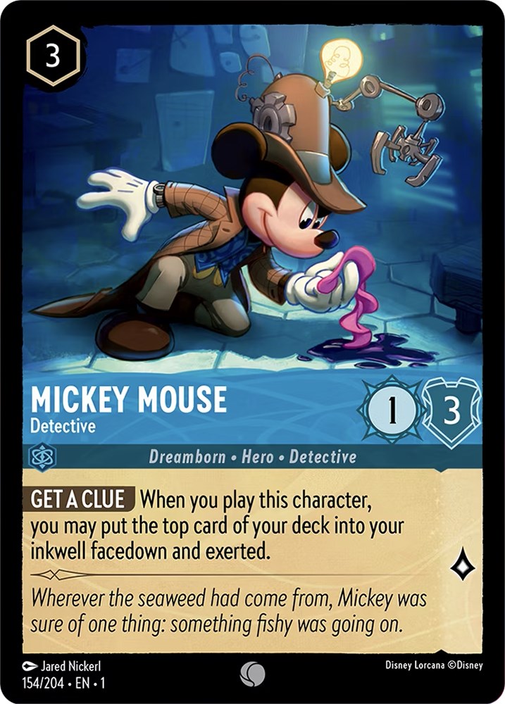 Mickey Mouse - Detective (154/204) [The First Chapter] | North Valley Games