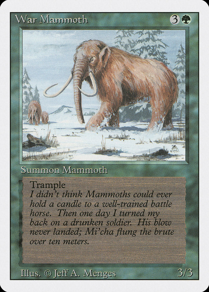 War Mammoth [Revised Edition] | North Valley Games