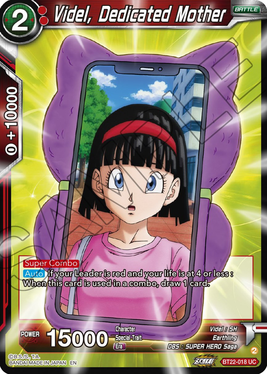 Videl, Dedicated Mother (BT22-018) [Critical Blow] | North Valley Games