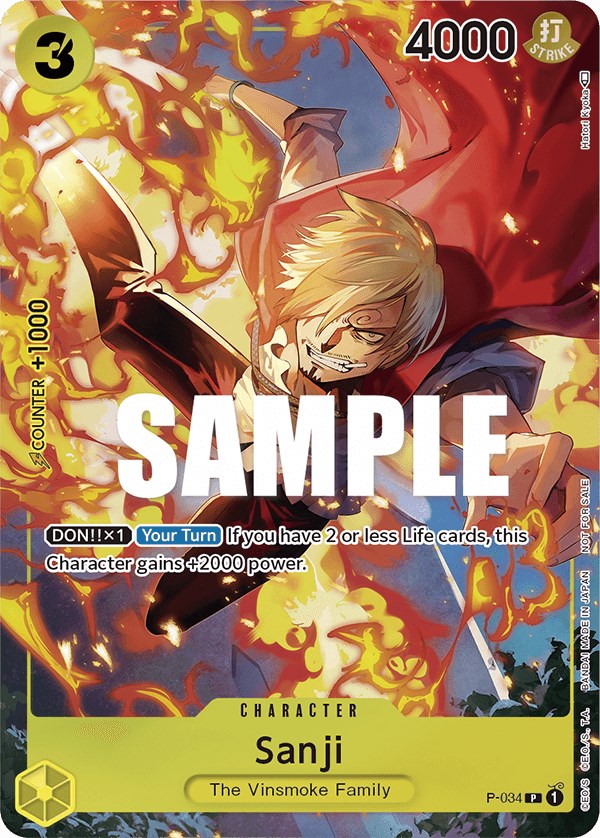 Sanji (Event Pack Vol. 2) [One Piece Promotion Cards] | North Valley Games