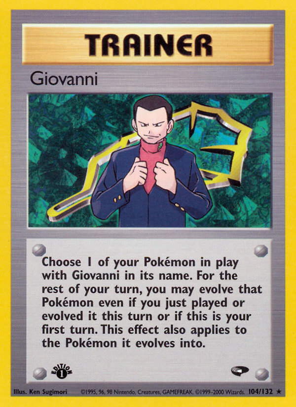Giovanni (104/132) [Gym Challenge 1st Edition] | North Valley Games