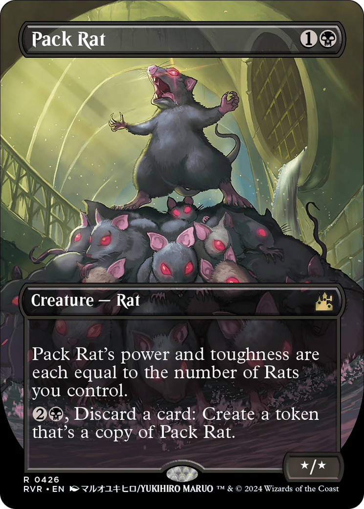 Pack Rat (Anime Borderless) [Ravnica Remastered] | North Valley Games