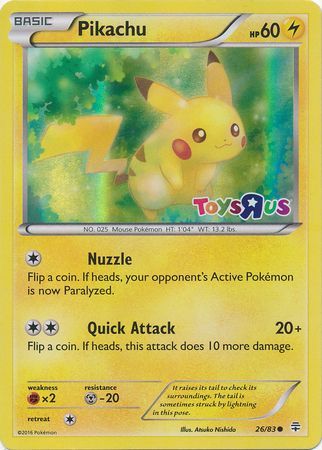 Pikachu (26/83) (Toys R Us Promo) [Miscellaneous Cards] | North Valley Games