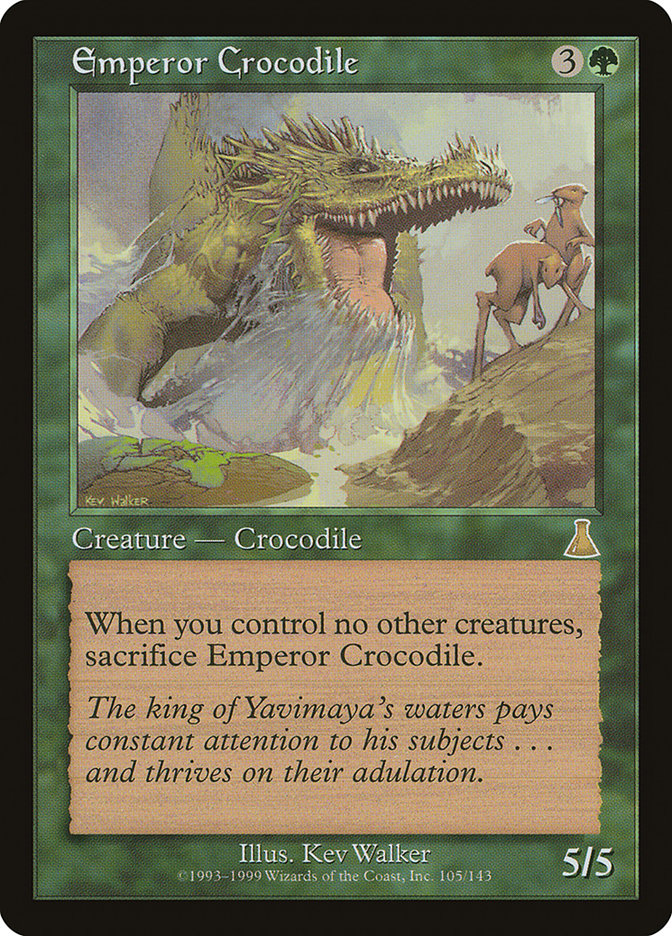 Emperor Crocodile [Urza's Destiny] | North Valley Games