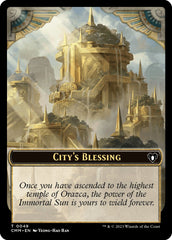 City's Blessing // Rat Double-Sided Token [Commander Masters Tokens] | North Valley Games