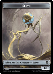 Servo // Thrull Double-Sided Token [Commander Masters Tokens] | North Valley Games