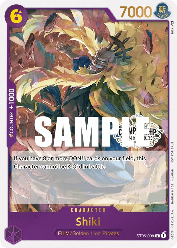 Shiki (Store Championship Participation Pack Vol. 2) [One Piece Promotion Cards] | North Valley Games