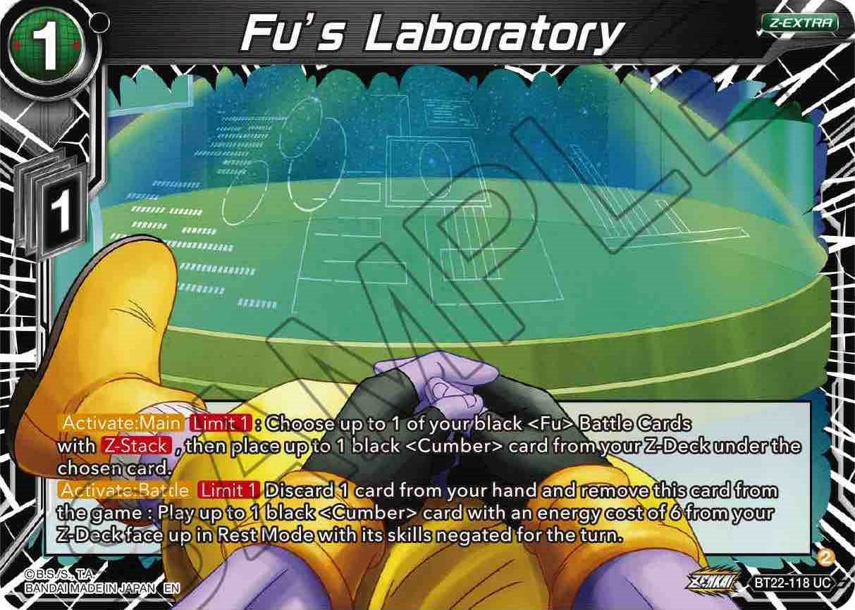 Fu's Laboratory (BT22-118) [Critical Blow] | North Valley Games