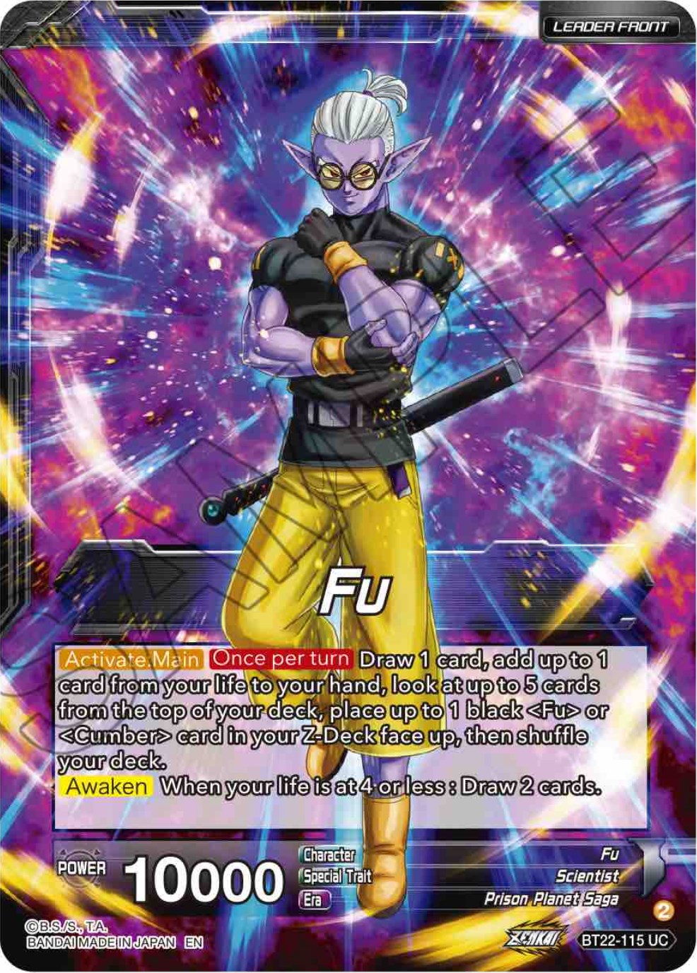 Fu // Super Fu, Heinous Commander (BT22-115) [Critical Blow] | North Valley Games