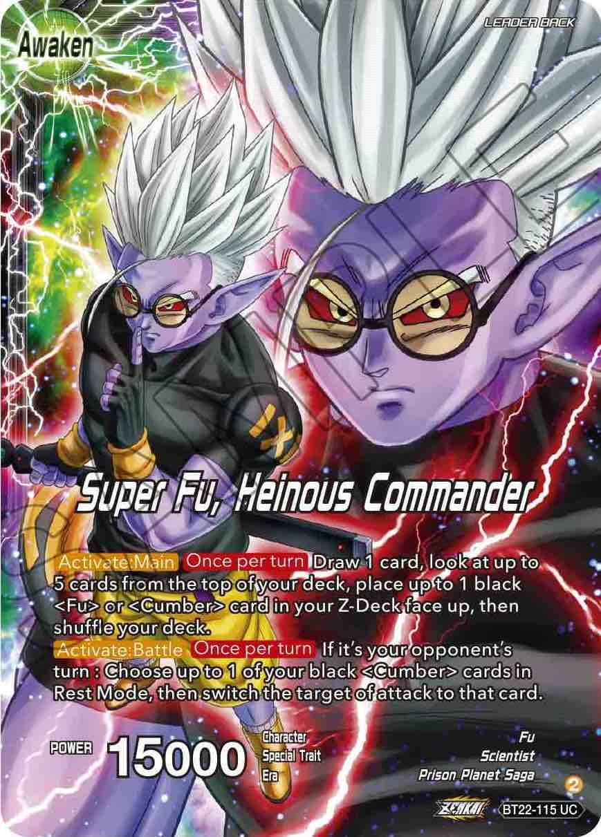 Fu // Super Fu, Heinous Commander (BT22-115) [Critical Blow] | North Valley Games