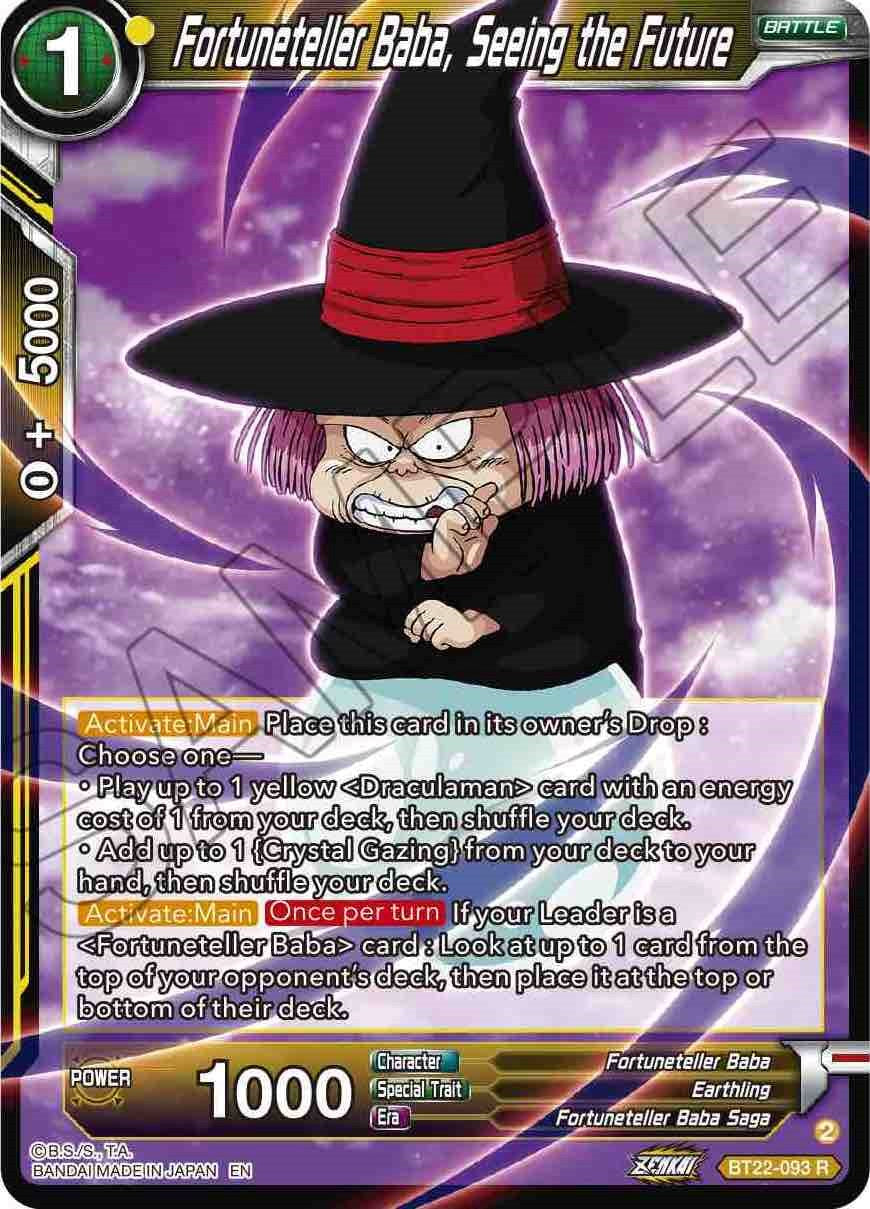 Fortuneteller Baba, Seeing the Future (BT22-093) [Critical Blow] | North Valley Games