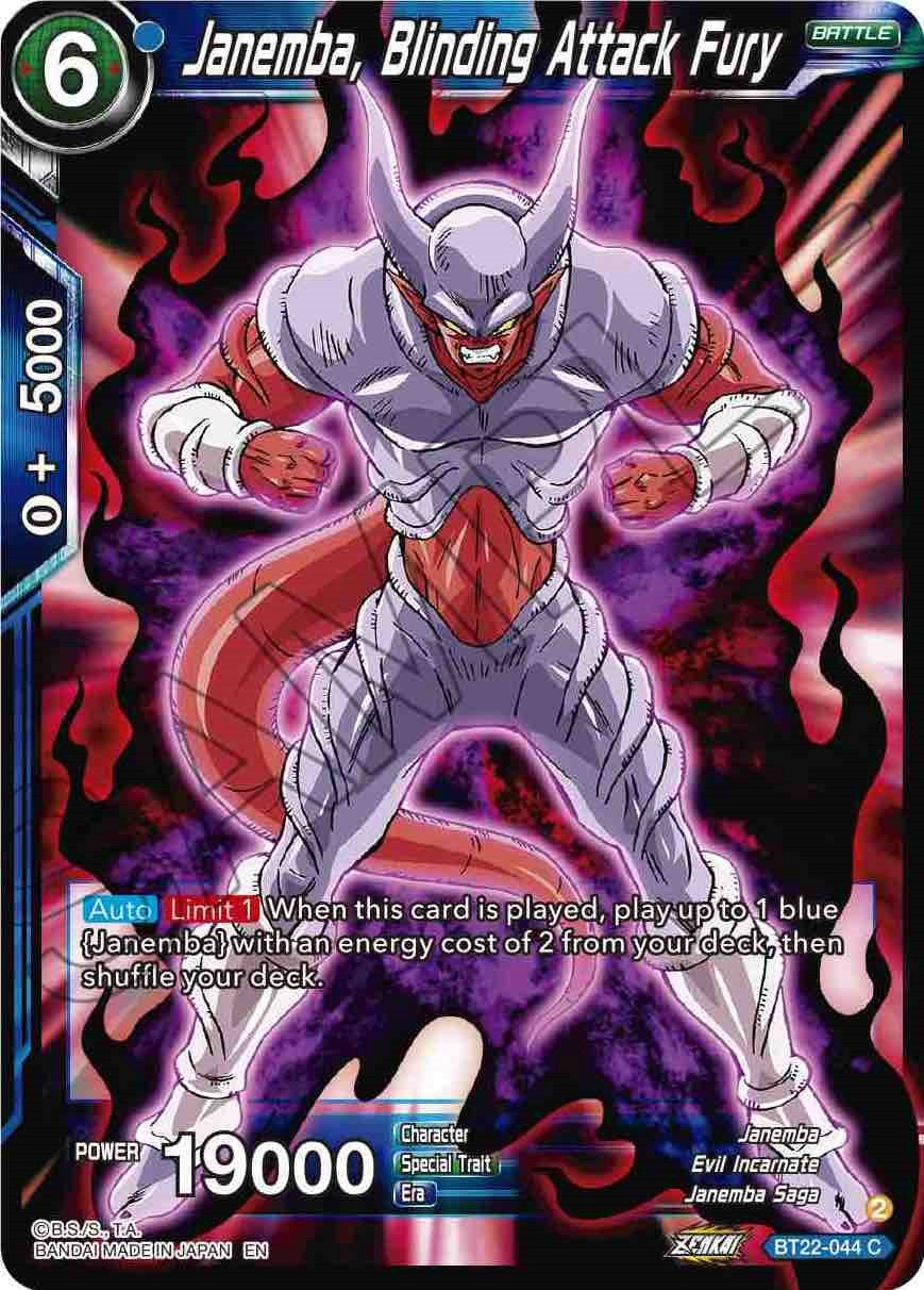 Janemba, Blinding Attack Fury (BT22-044) [Critical Blow] | North Valley Games