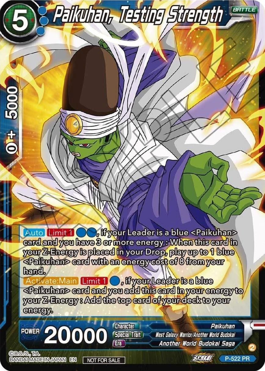 Paikuhan, Testing Strength (Zenkai Series Tournament Pack Vol.5) (P-522) [Tournament Promotion Cards] | North Valley Games