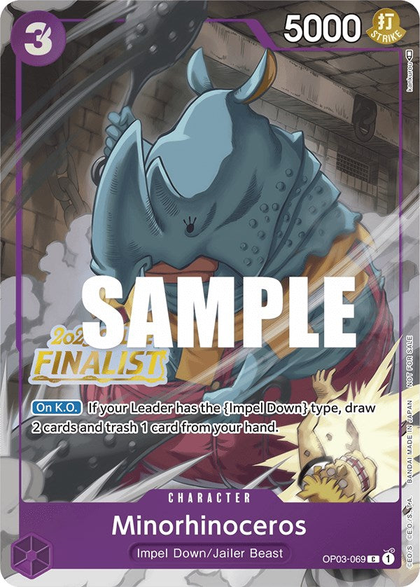 Minorhinoceros (Online Regional 2023) [Finalist] [One Piece Promotion Cards] | North Valley Games