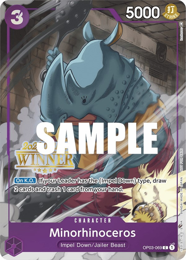 Minorhinoceros (Online Regional 2023) [Winner] [One Piece Promotion Cards] | North Valley Games