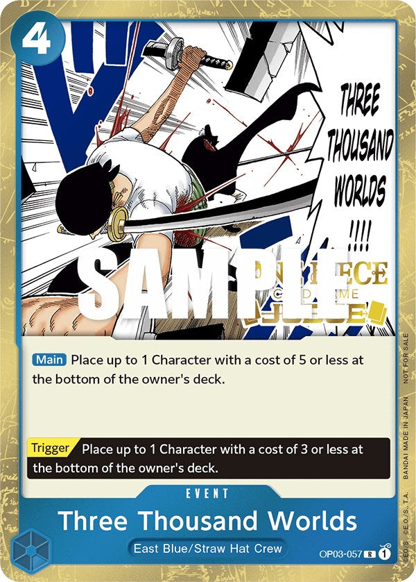 Three Thousand Worlds (Judge Pack Vol. 2) [One Piece Promotion Cards] | North Valley Games