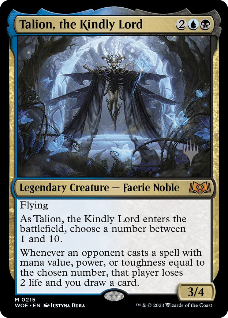 Talion, the Kindly Lord (Promo Pack) [Wilds of Eldraine Promos] | North Valley Games