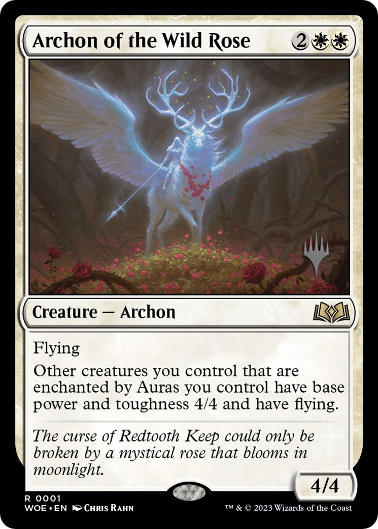 Archon of the Wild Rose (Promo Pack) [Wilds of Eldraine Promos] | North Valley Games