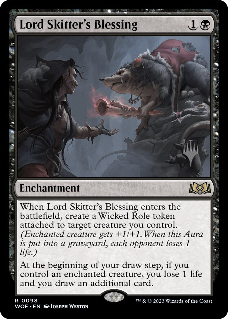 Lord Skitter's Blessing (Promo Pack) [Wilds of Eldraine Promos] | North Valley Games