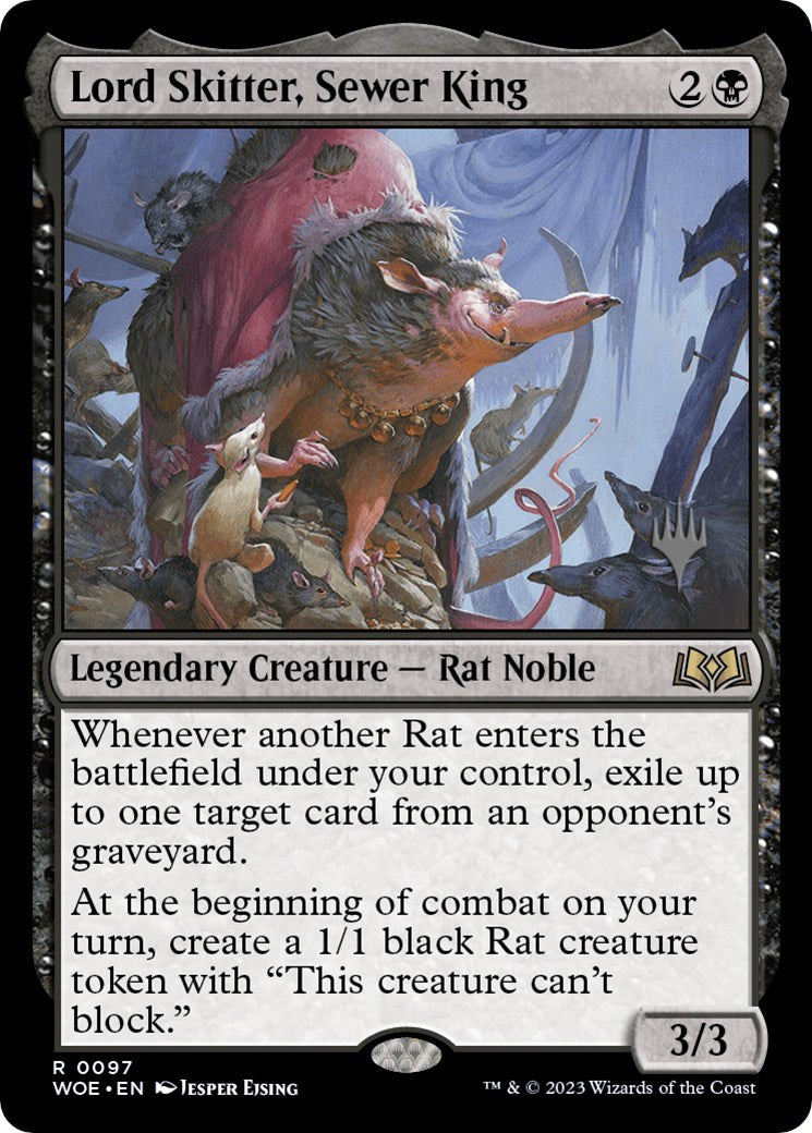 Lord Skitter, Sewer King (Promo Pack) [Wilds of Eldraine Promos] | North Valley Games