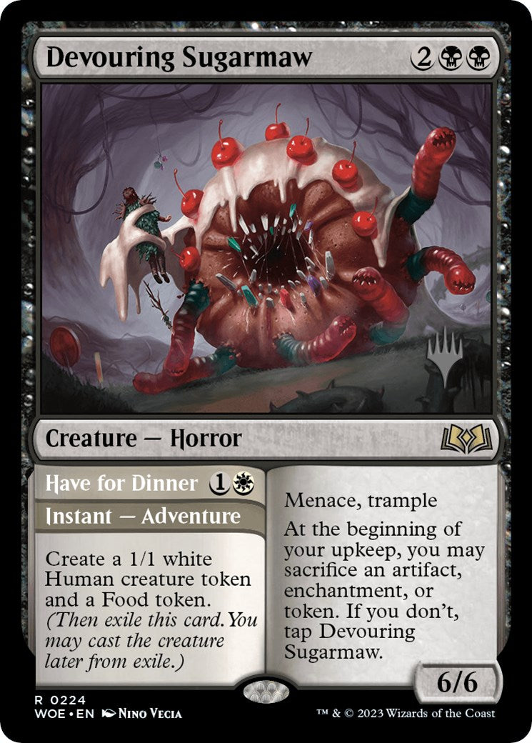 Devouring Sugarmaw // Have for Dinner(Promo Pack) [Wilds of Eldraine Promos] | North Valley Games