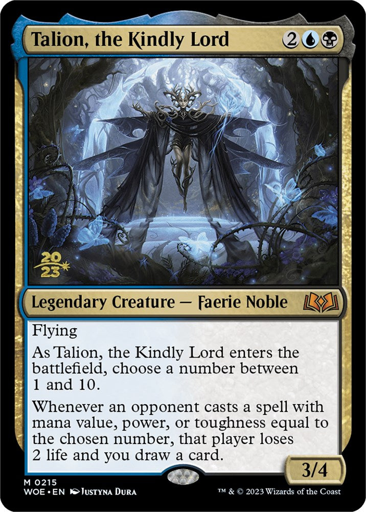 Talion, the Kindly Lord [Wilds of Eldraine Prerelease Promos] | North Valley Games