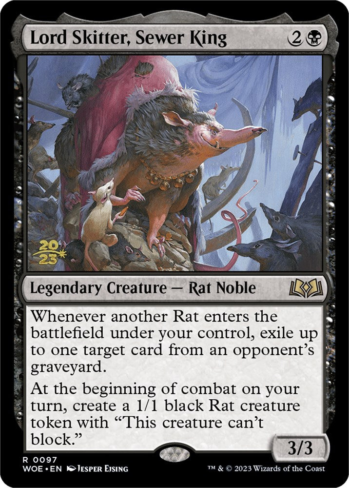 Lord Skitter, Sewer King [Wilds of Eldraine Prerelease Promos] | North Valley Games