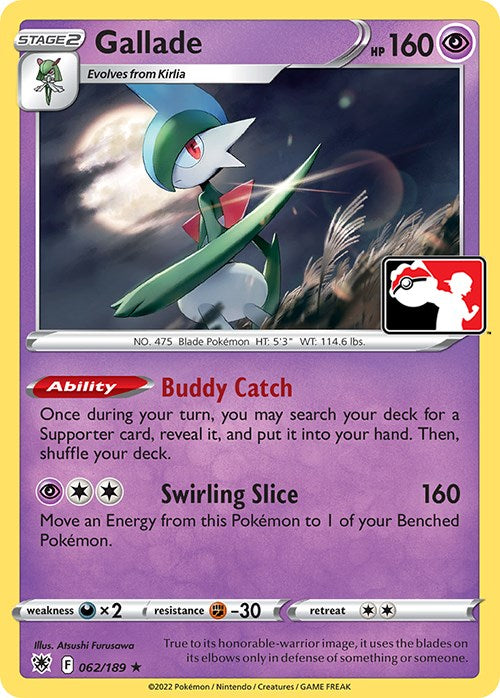 Gallade (062/189) [Prize Pack Series Three] | North Valley Games