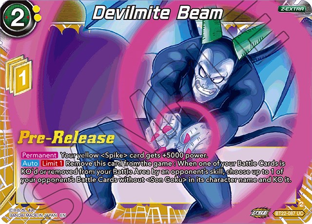 Devilmite Beam (BT22-087) [Critical Blow Prerelease Promos] | North Valley Games