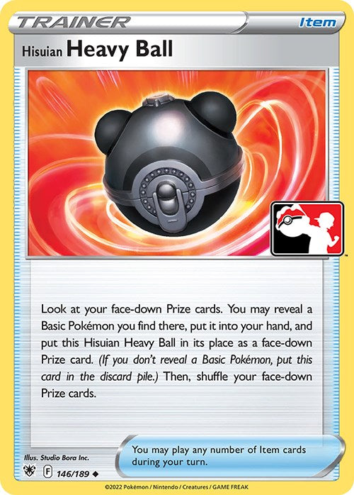 Hisuian Heavy Ball (146/189) [Prize Pack Series Three] | North Valley Games
