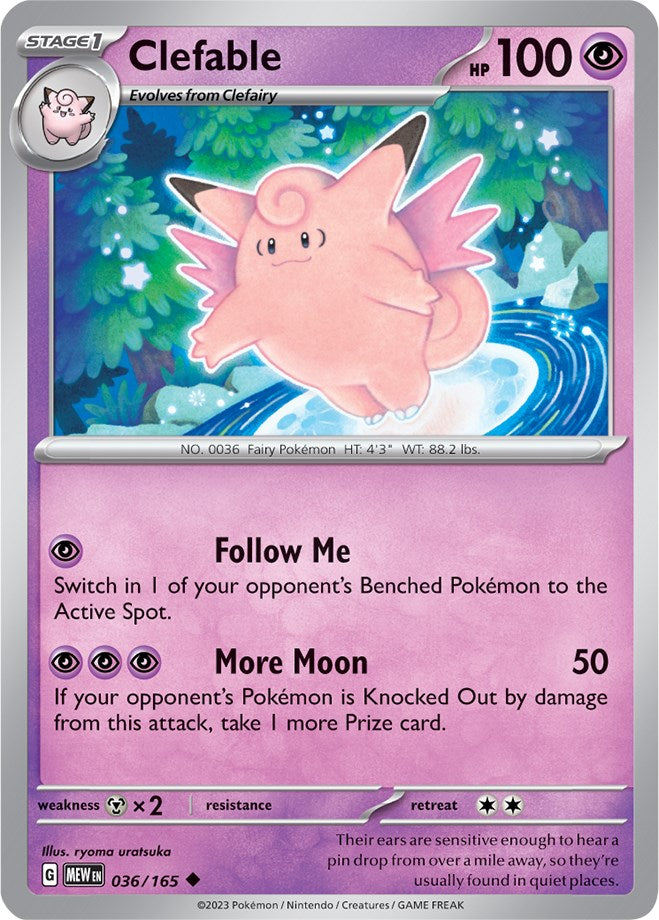 Clefable (036/165) [Scarlet & Violet: 151] | North Valley Games